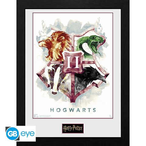 Poster Encadre - Harry Potter - Hogwarts Aquarelle